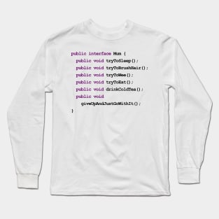 Java Code New Baby Long Sleeve T-Shirt